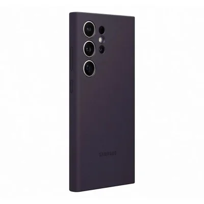 Cover Samsung S24 Ultra Silicone Case - Dark Violet